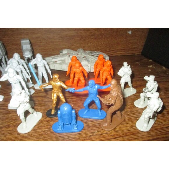Star Wars Command Figures Ships Vehicles Lot Hasbro Army Plastic Jedi 43+ - Picture 5 of 8